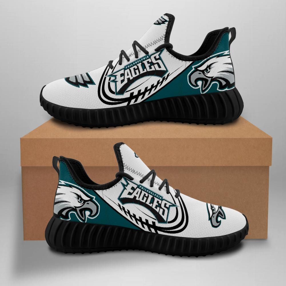 Philadelphia Eagles Unisex Sneakers New Sneakers Eagles Custom Shoes Football Yeezy Boost