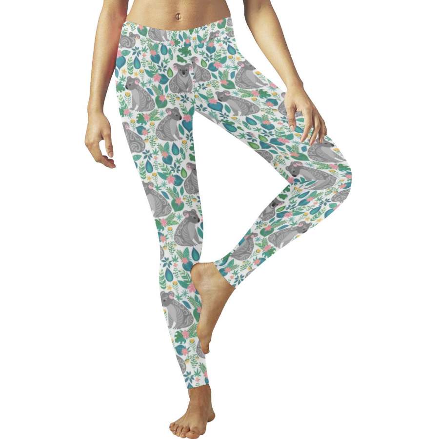 Koala Leggings for Women S5XL Plus Size Fit Fit Apparel