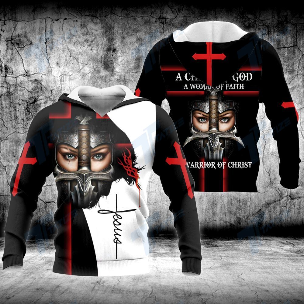 Woman of Faith Warrior of Christ 3D All Over Printed Shirt, Sweatshirt, Hoodie, Bomber Jacket Size S – 5XL