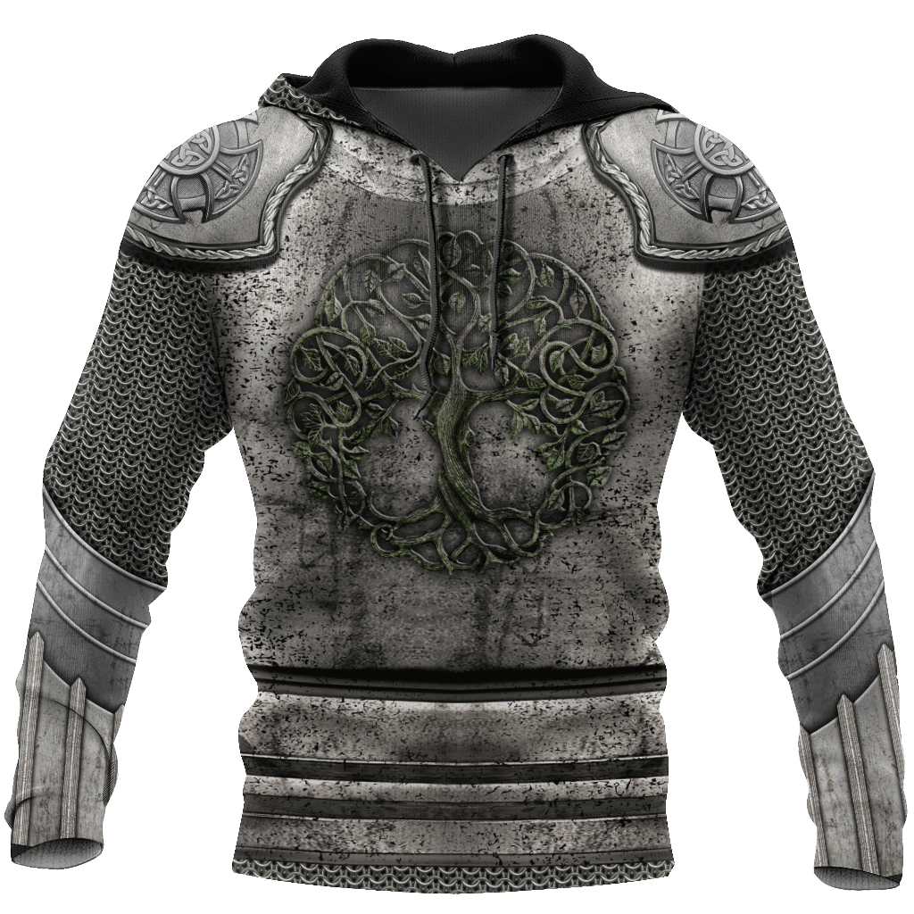 Irish Armor Knight Warrior Chainmail 3D All Over Printed Shirts For Men And Women Am280202