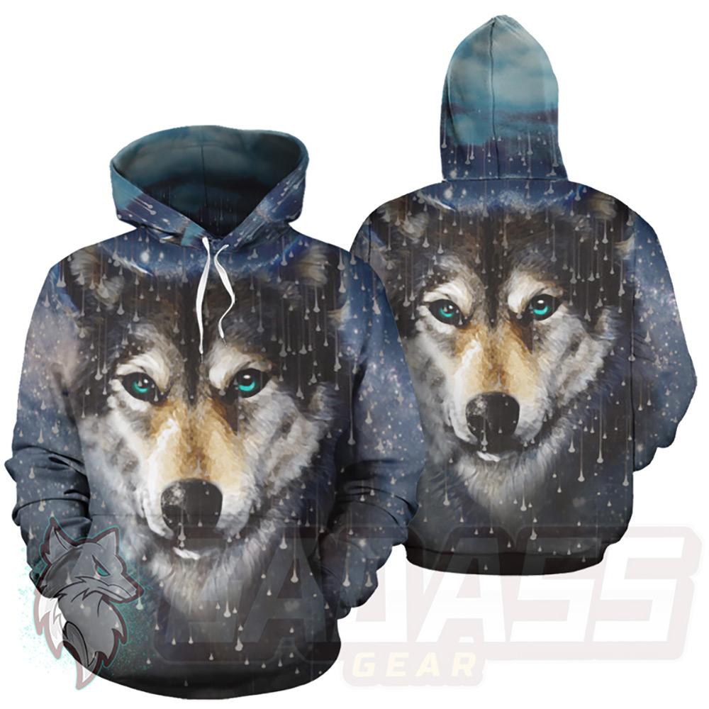 Husky and Rain HUK-0007 Hoodie Allover