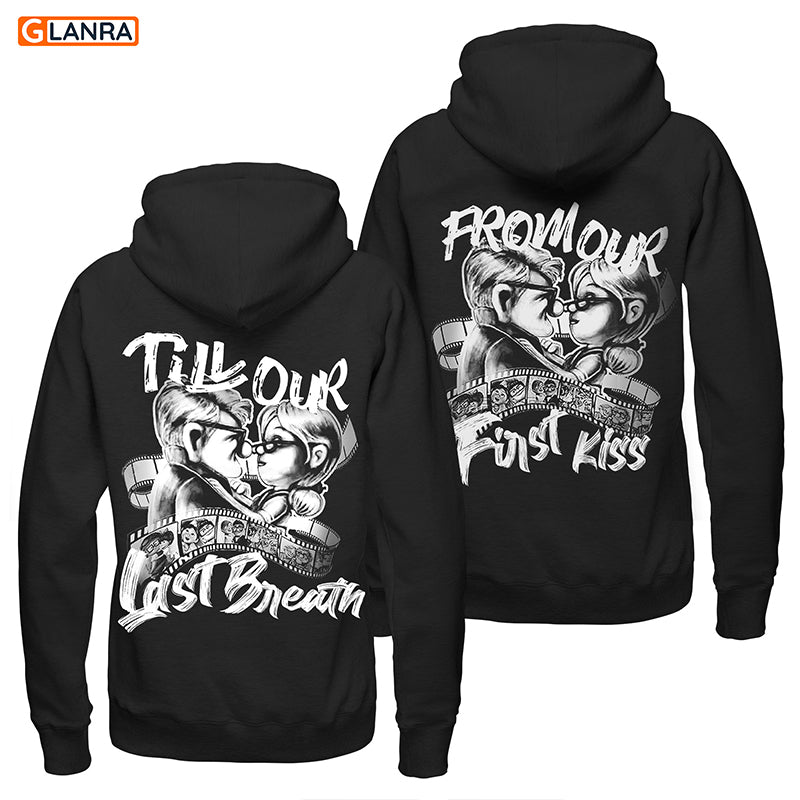 From Our First Kiss Till Our Last Breath Hoodie, Couple Hoodie, Matching Couple Hoodie, Anniversary Couple Hoodie, Unisex, Sweater, Sweatshirt