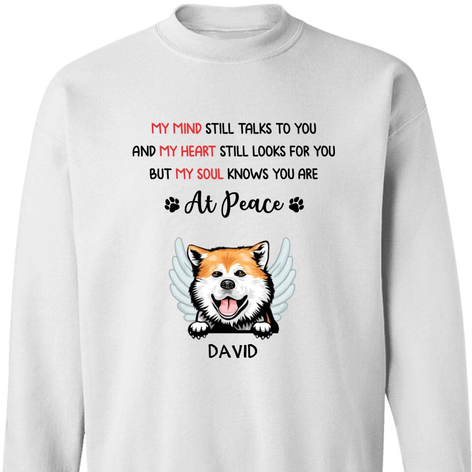 Personalized My Mind My Heart My Soul Dog, Memorial Sweatshirt Gift – Trending Personalized