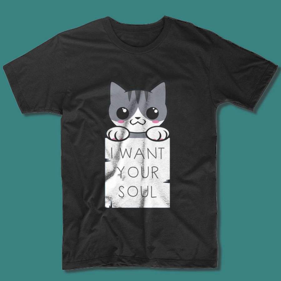 Soul Kitty Animal Quote Men’S T Shirt