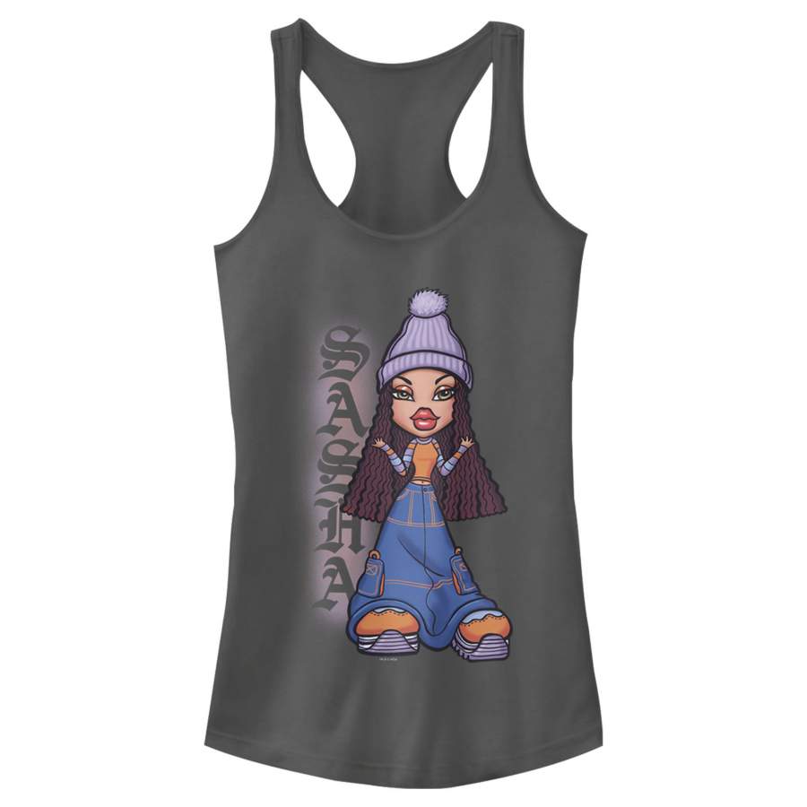 Bratz Junior’s Bunny Boo Sasha  Racerback Tank Charcoal XS