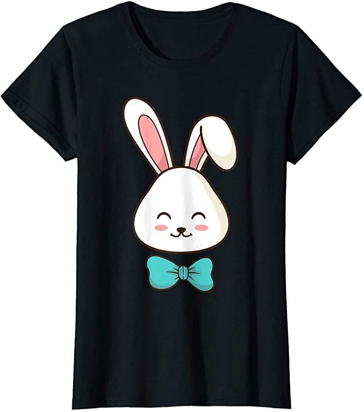 Cute Easter Bunny Face Gifts For Girls And Toddler T-Shirt