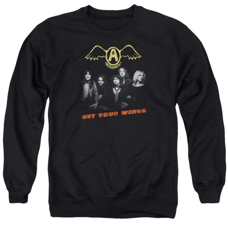 Aerosmith – Get Your Wings Adult Crewneck Sweatshirt