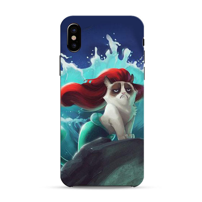 Ariel The Grumpy Cat iPhone X 3D Case