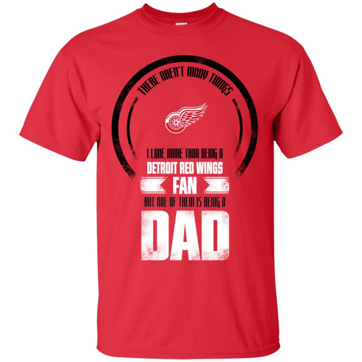 I Love More Than Being Detroit Red Wings Fan Tshirt For Lover