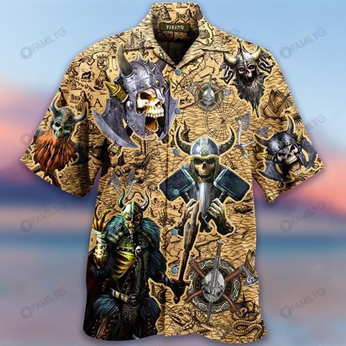 Viking Shirts – Fight Like A Real Viking – Viking Hawaiian Shirt Summer Hawaiian For Men, Women, Couple