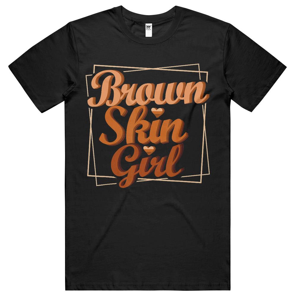 Brown Skin Girl Black Melanin Queen Magic Juneteenth Women T Shirts