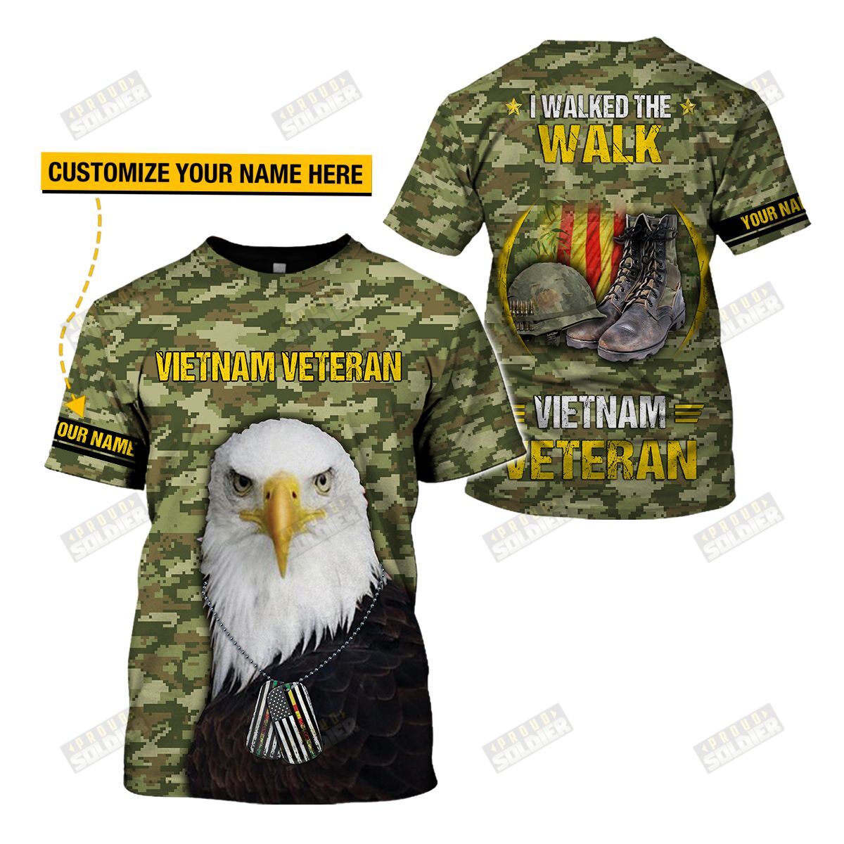 3D All-Over Printed “Vietnam Veteran” (Hc-Nh43)