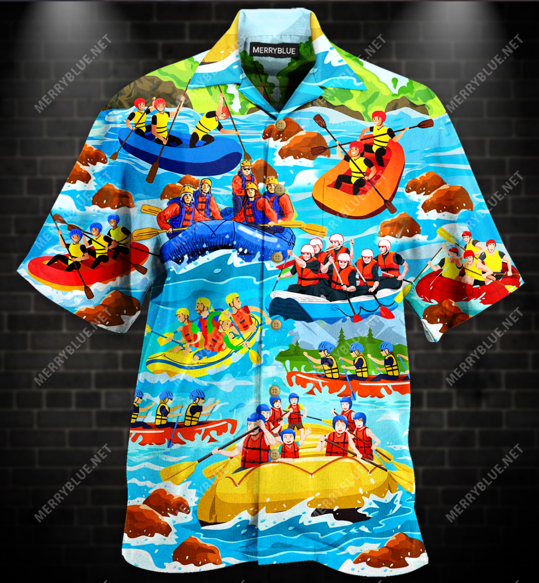 Rafting Makes Me Feel Less Murdery Unisex Hawaii Shirt Ha49035