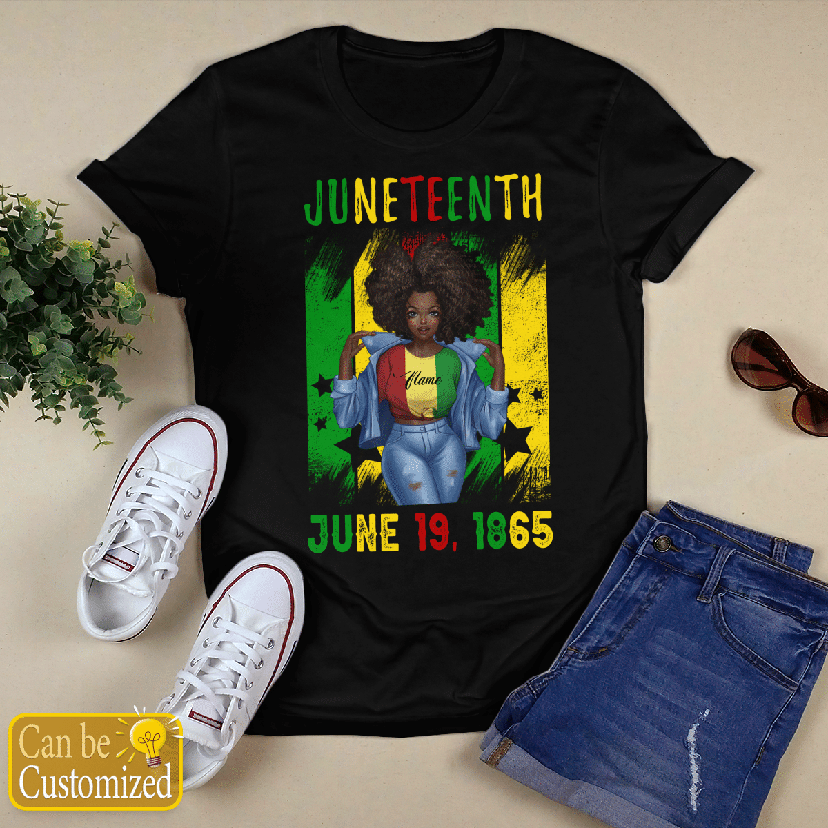 Personalized Juneteenth Tshirt For Juneteenth Day Shirt For Black Girl Shirt Juneteenth Is My Independence Day Shirt