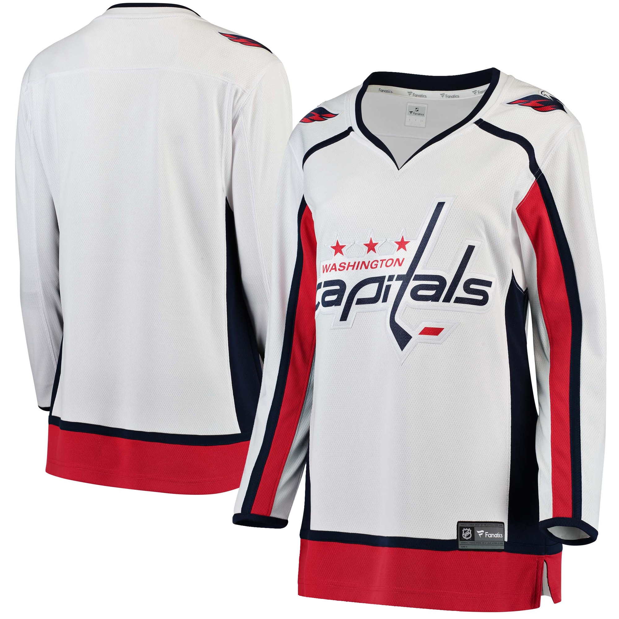 Washington Capitals Branded Women's Away Breakaway Jersey – White