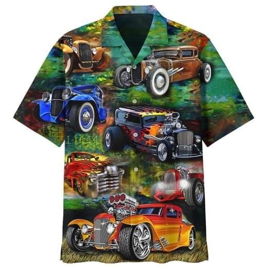 Hot Rod Hawaiian Shirt Ha39445