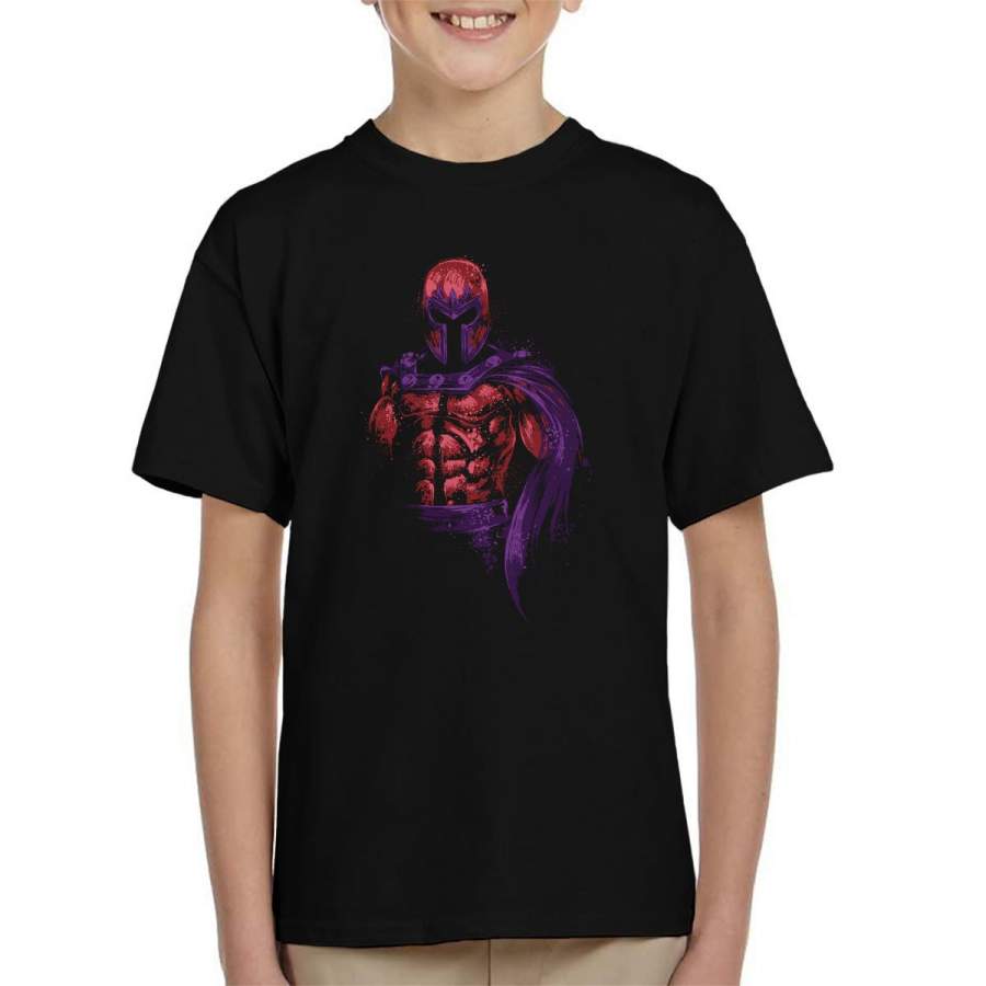 X Men Magnetic Warrior Magneto Kid’s T-Shirt