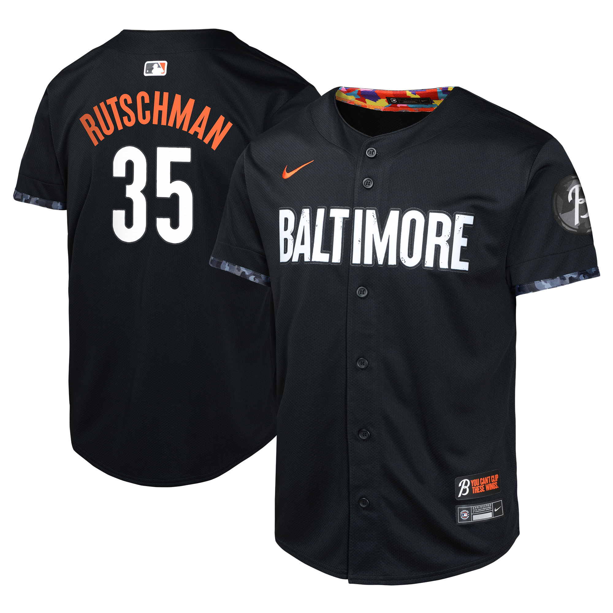 Adley Rutschman Baltimore Orioles Youth City Connect Limited Player Jersey – Black