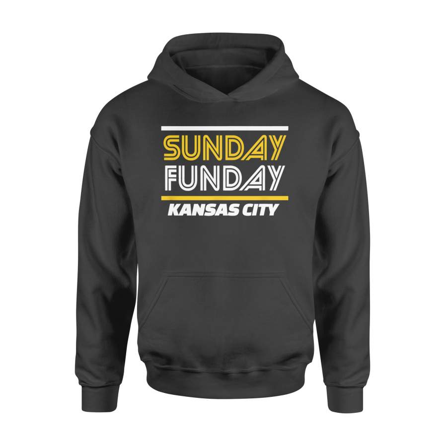 KC Red Kansas City Sunday Funday Cool Kc Red Sun Fun Day – Standard Hoodie