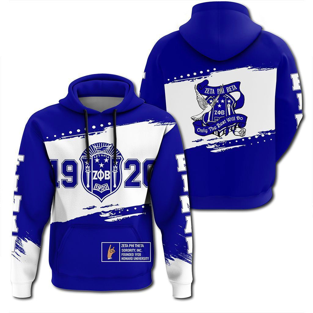 Wonder Print Hoodie – Zeta Phi Beta University Hoodie