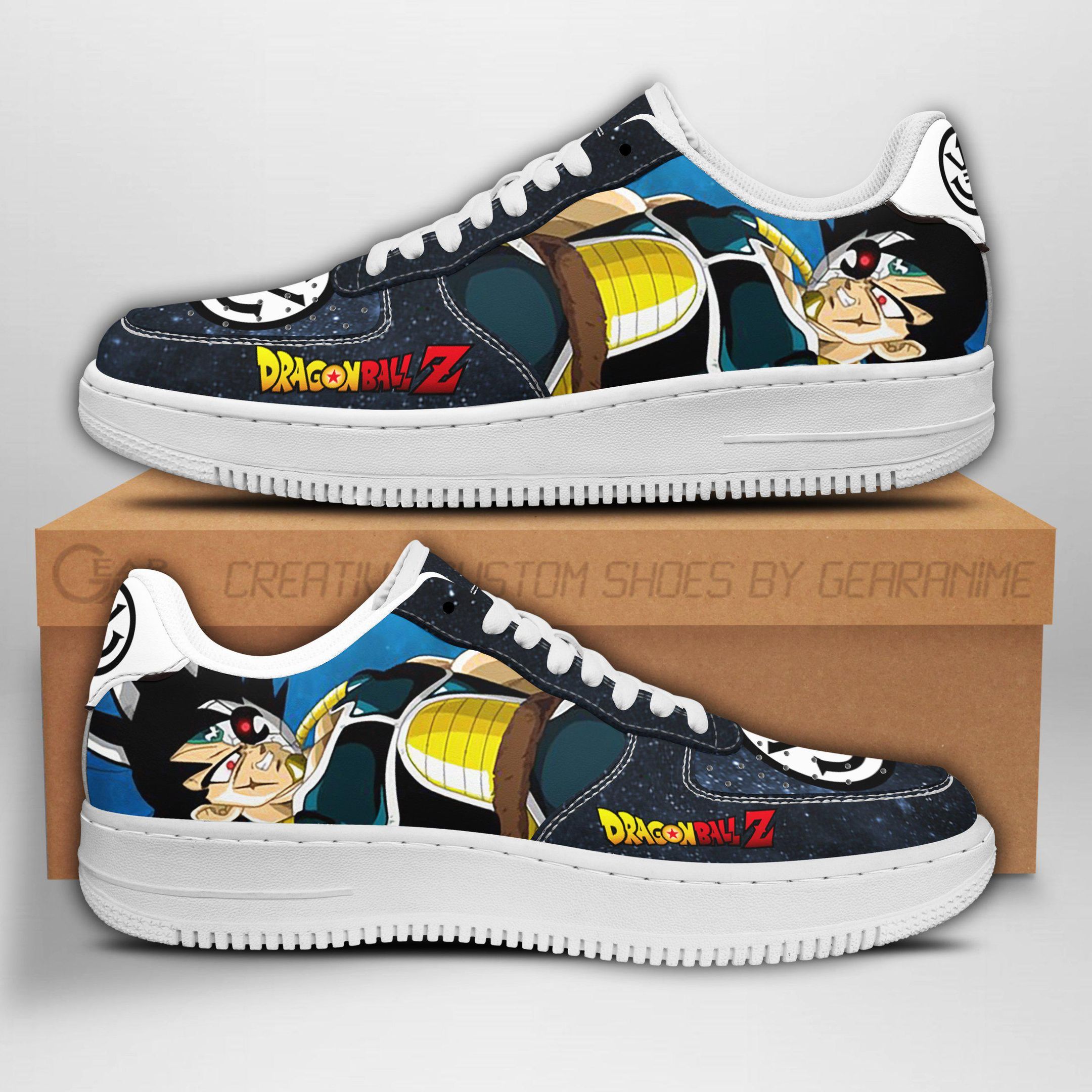 Bardock Air Sneakers Galaxy Custom Anime Dragon Ball Z Shoes Unisex Men Women