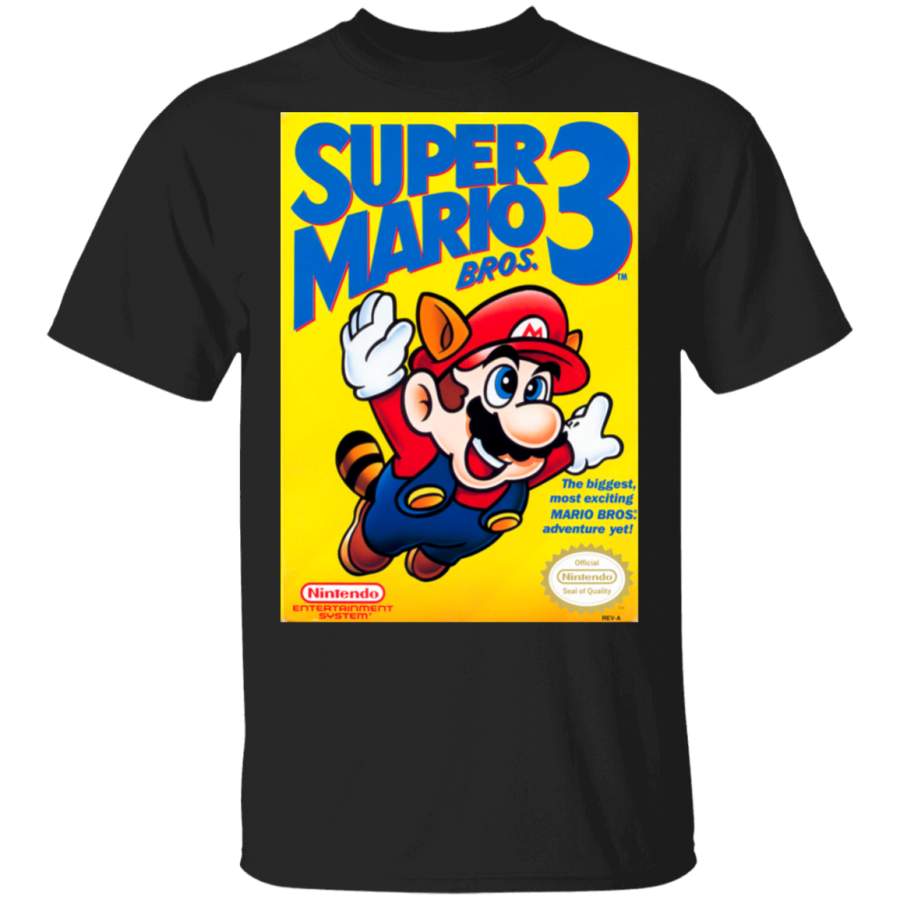 Super Mario Bros 3 Flying Raccoon Mario Poster Shirt