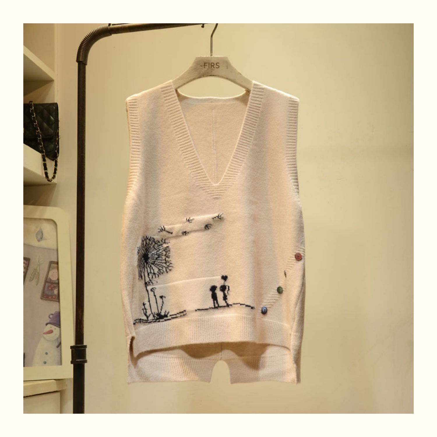 Woman Sweaters Women’s Knitted Vest Artistic Casual Loose Sleeveless Sweater Top Femme Chandails Pull Hiver alx