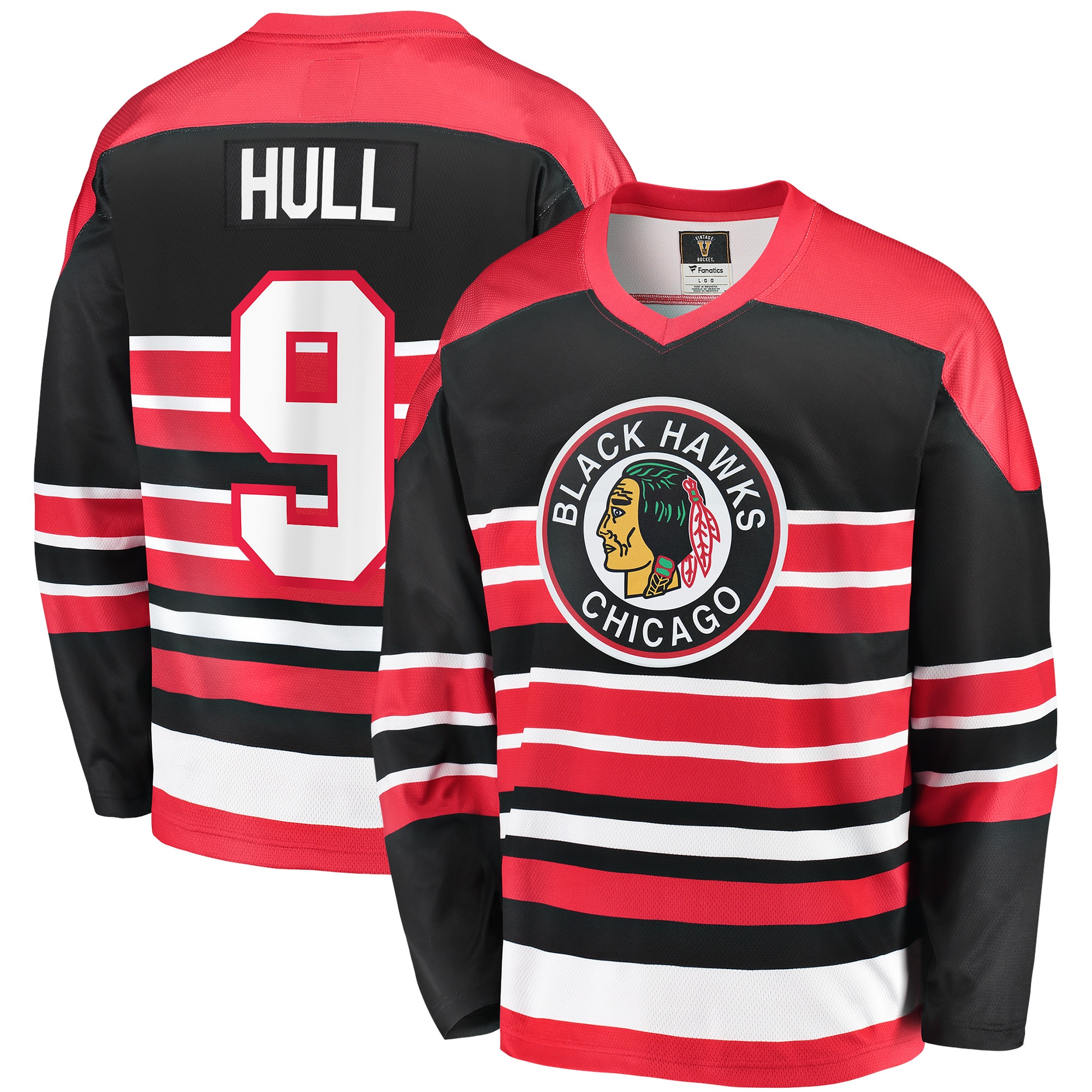 Bobby Hull Chicago Blackhawks Branded Premier Breakaway Retired Player Jersey – Red