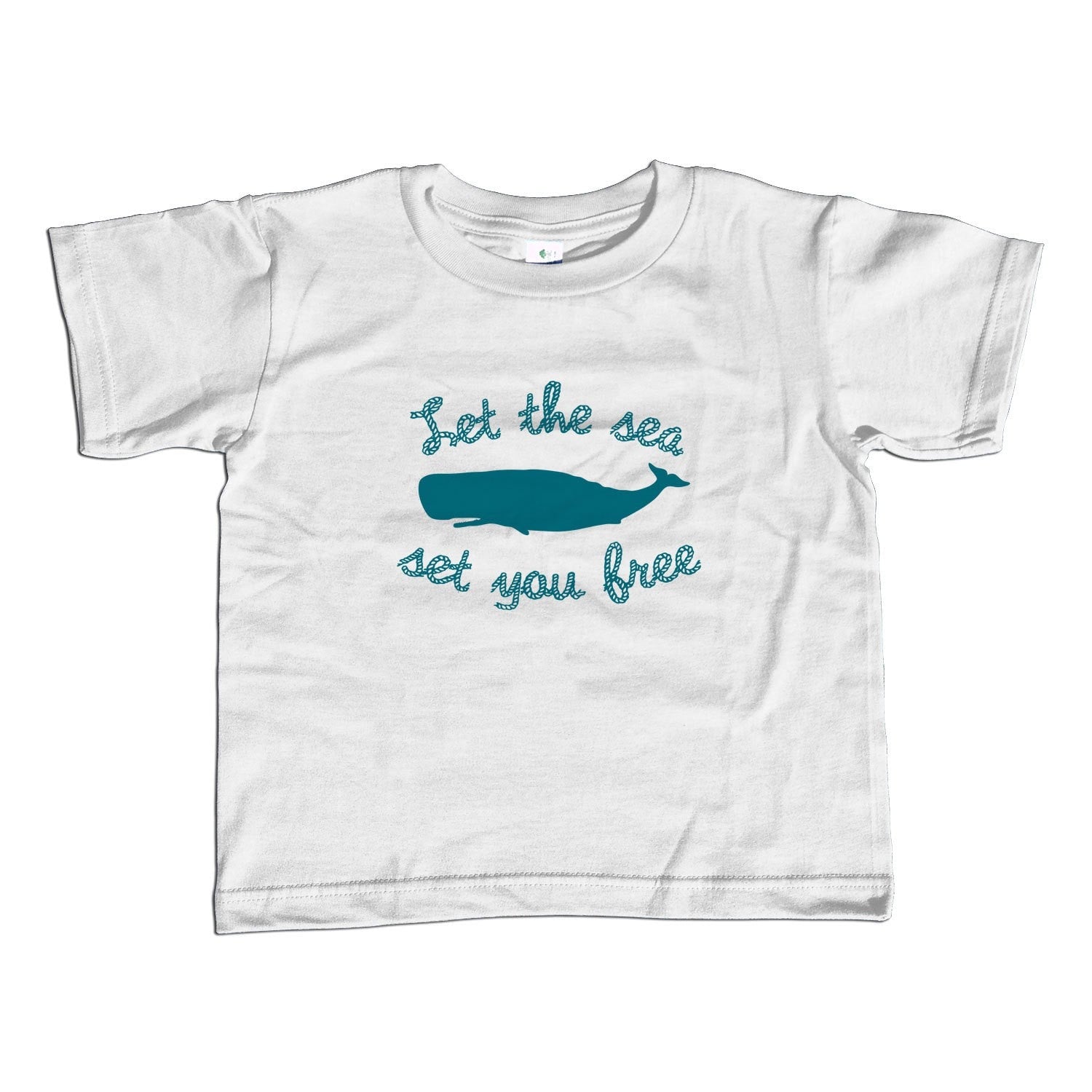 Girl’S Let The Sea Set You Free T-Shirt – Unisex Fit Whale