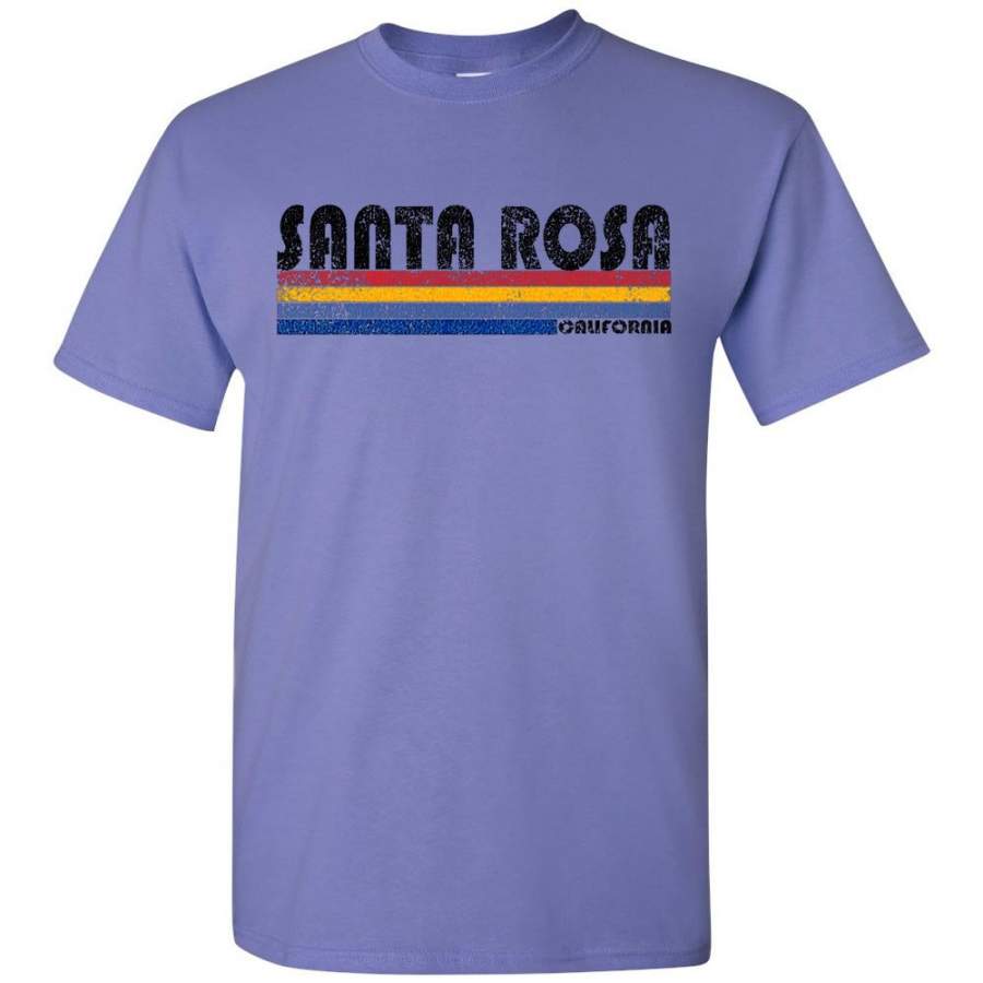 Vintage 1980s Style Santa Rosa California T Shirt