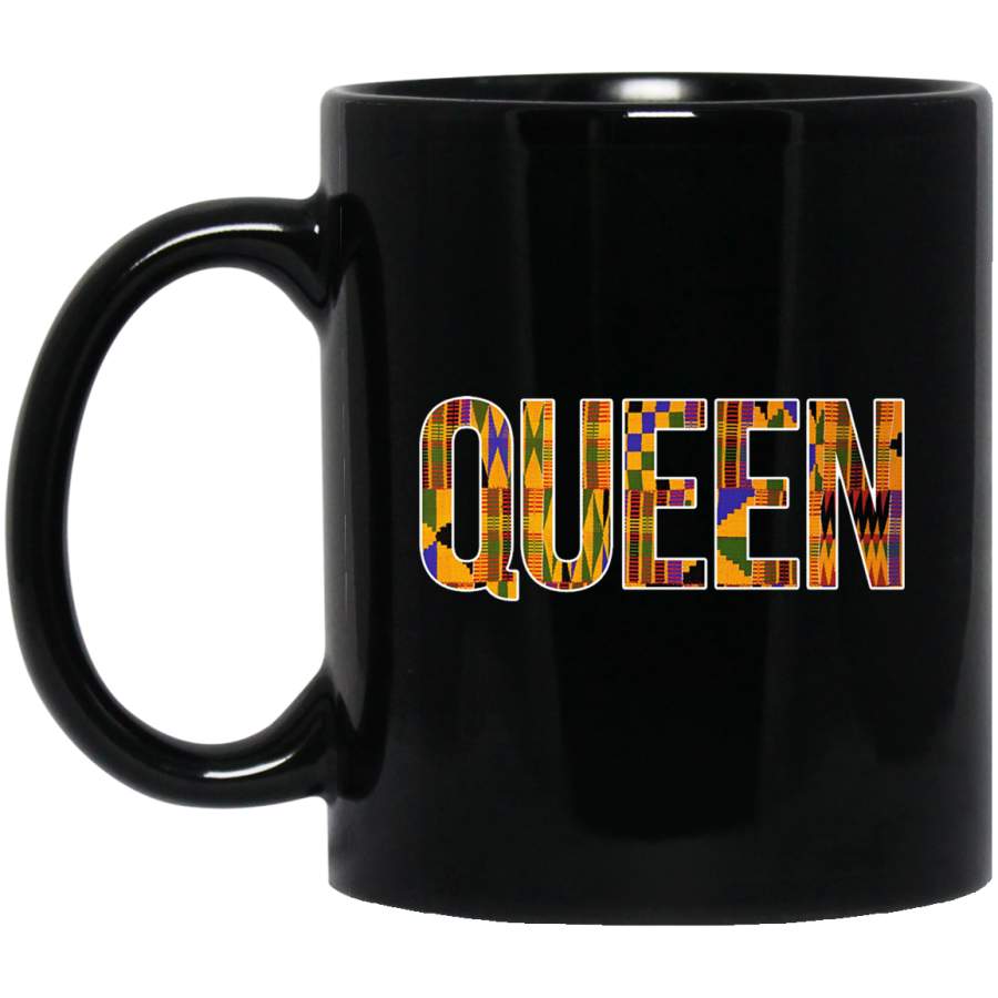 African American Coffee Mug Queen 11oz – 15oz Black Mug