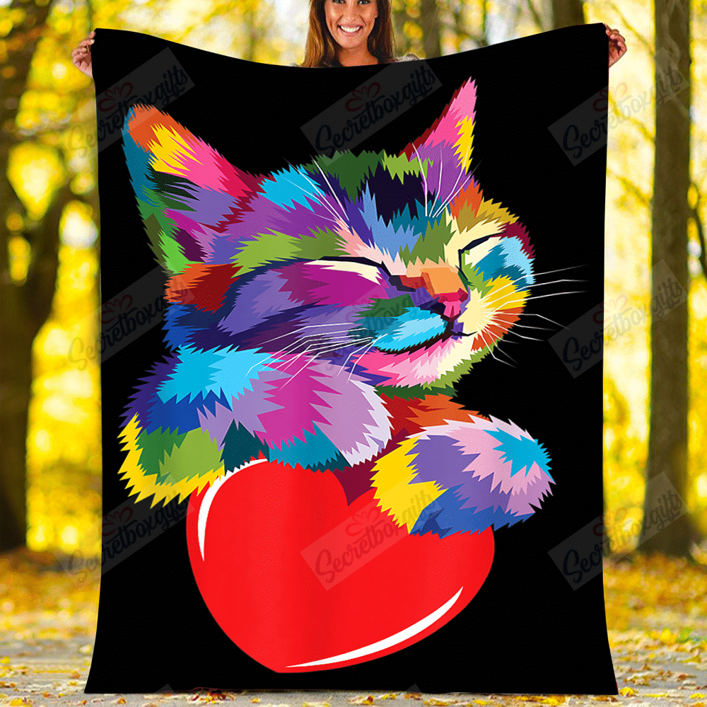 Cute Cat Gift For Kitten Lovers Yw0501422Cl Fleece Blanket