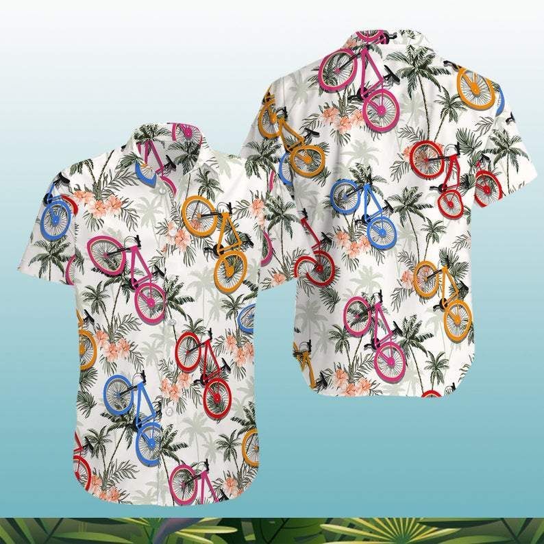 Check Out This Awesome Bike Cycling Hawaii Aloha Shirts Ha7141