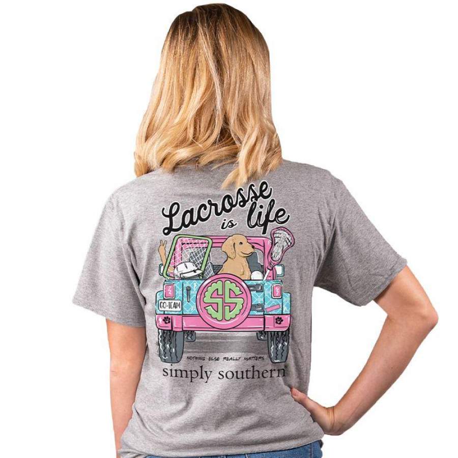 Simply Southern Preppy Lacrosse Is life T-Shirt