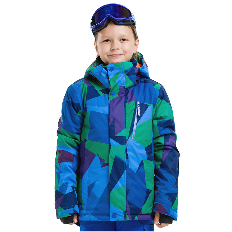 -30 Degree Waterproof Ski Jackets Children Snow Jacket Ski Pants Boys Winter Outdoor Ski Jacket Snow Pants alx