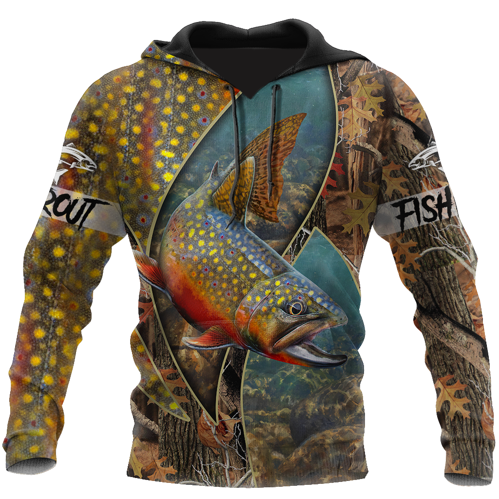 Trout-Salmon Fishing underwater camo shirts for men and women