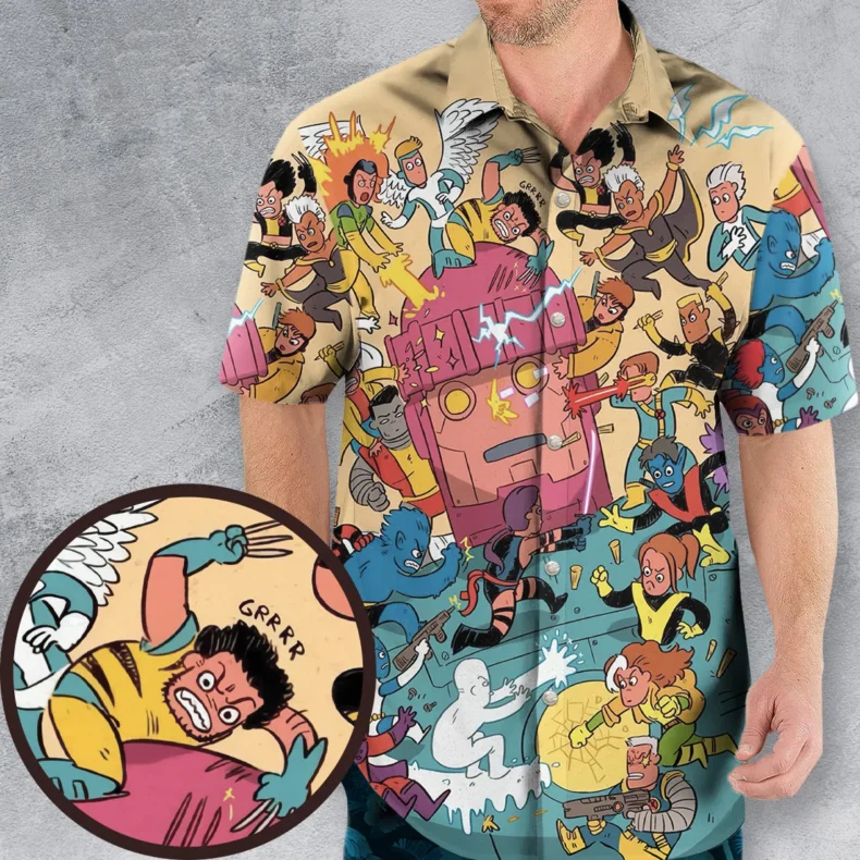 Super Style X-Men Hawaiian Shirt