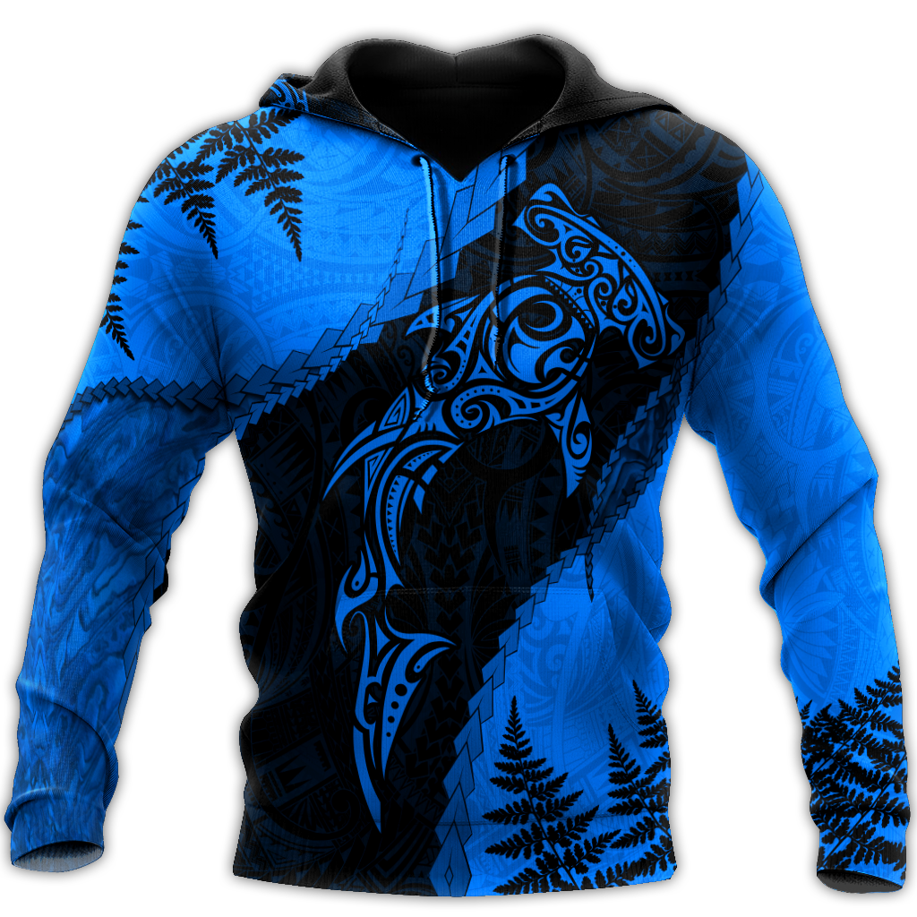 Aotearoa Blue Maori Shark Shirts Tmarc Tee Ntn08072202