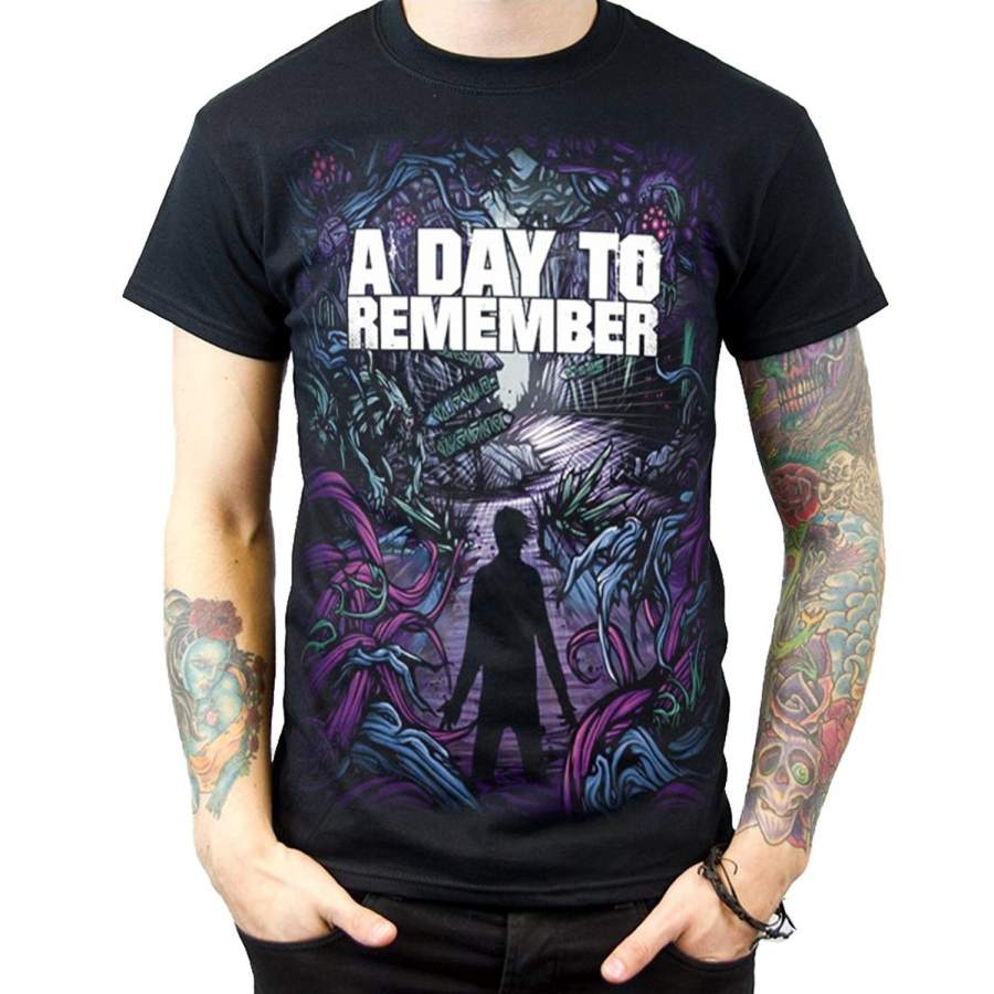 A Day To Remember Homesick Men’s Crew Neck Tee T-shirt Black Fashion Short Sleeve Funny Mens T-Shirt