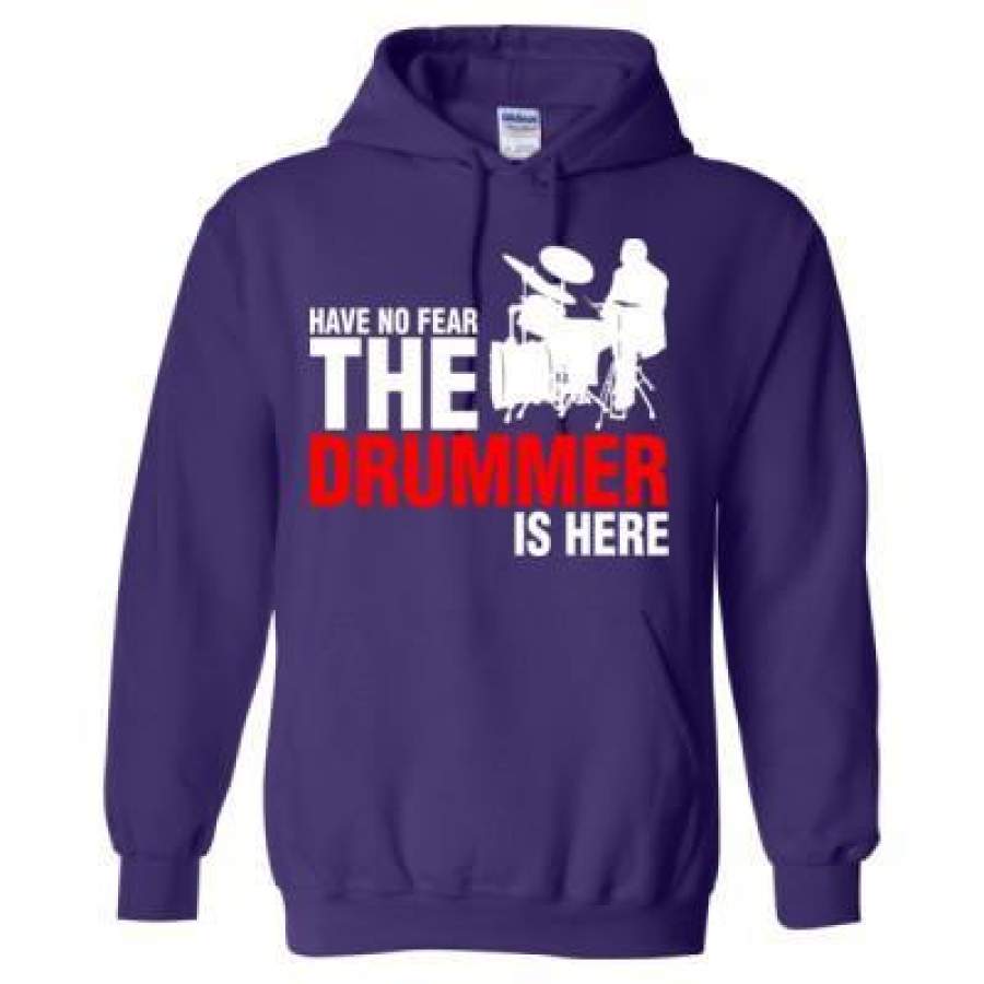 AGR Have No Fear The Drummer Is Here – Heavy Blend™ Hooded Sweatshirt