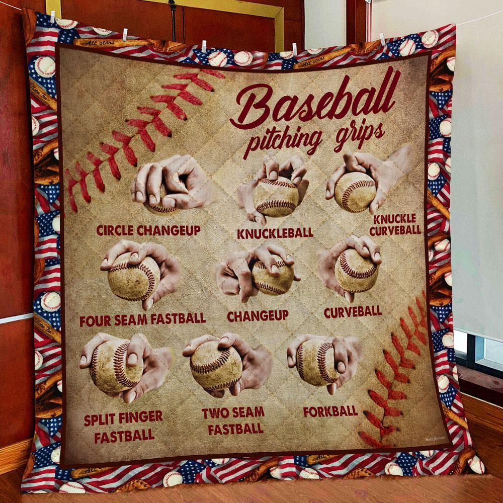 Baseball Pitching Grips Blanket Gift For Baseball Lovers Friend Birthday Gift Family Gift Home Decor Bedding Couch Sofa Soft And Comfy Cozy