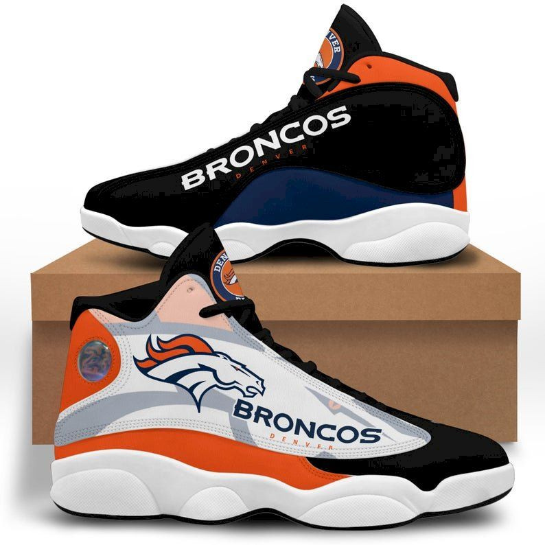 Denver Broncos American Air Jordan 13 Sneakers Sport Shoes For Fan Sneakers  For Fan Sport