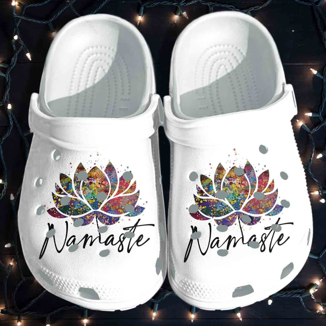 Lotus Namaste Yoga Clog Shoes#Hd