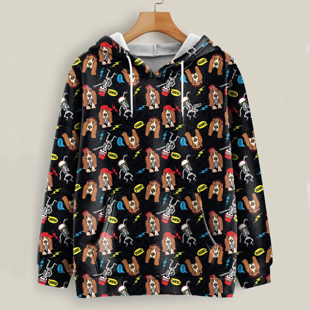 It’S Showtime – Basset Hound Halloween Hoodie
