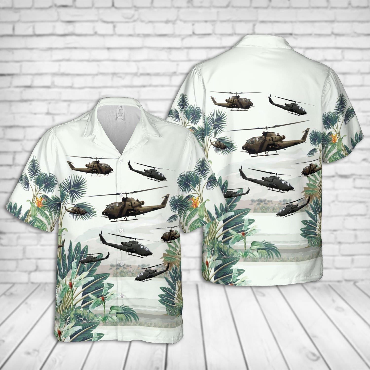 Tropical Palm Tree Us Army Cobra Hawaii Shirts Or Beach Shorts Ha91505