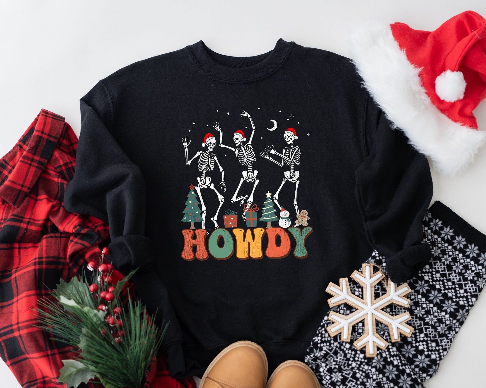 Funny Christmas Sweatshirt 2D Crewneck Sweatshirt All Over Print Sweatshirt For Women Sweatshirt For Men Sws4992