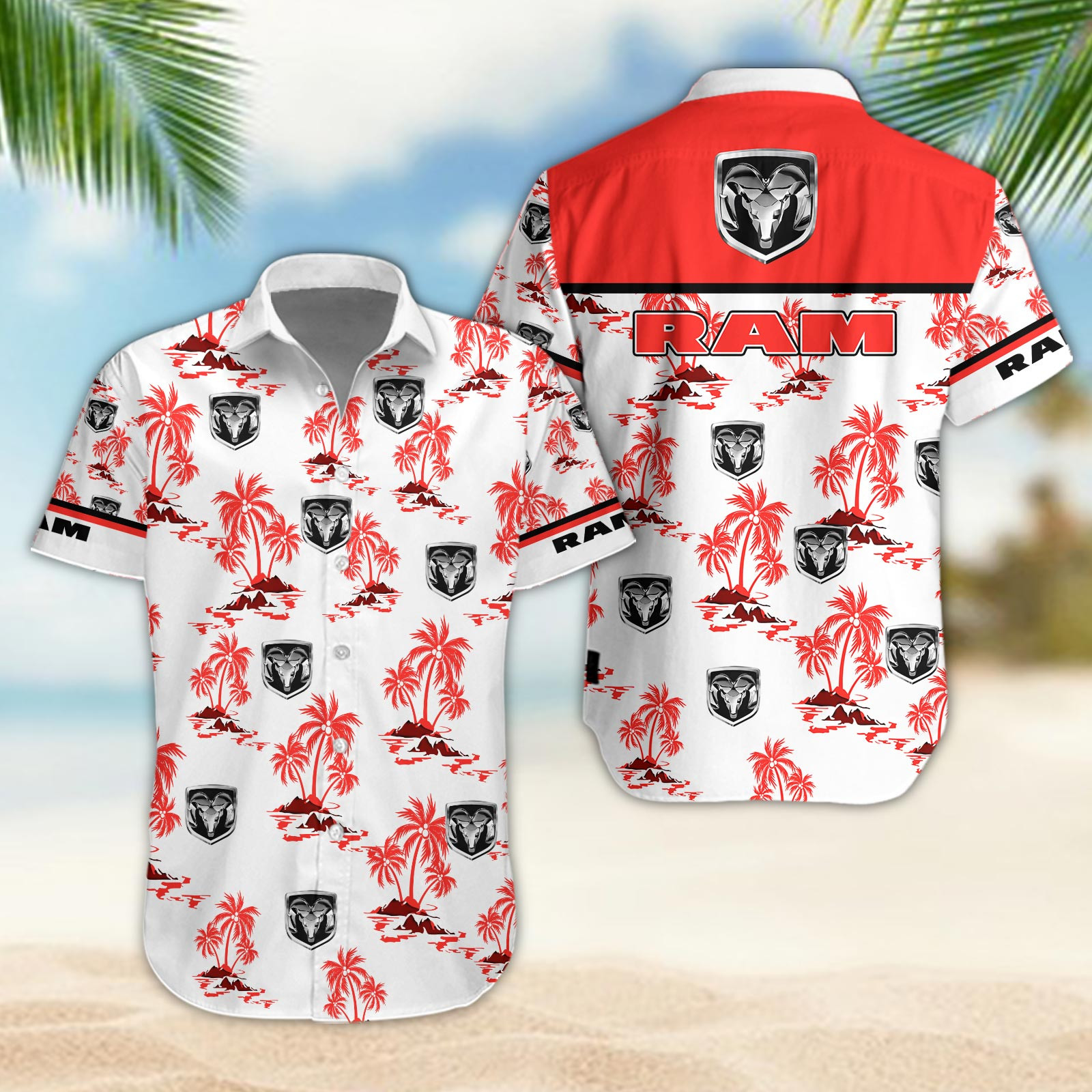 Ram Truck Hawaiian Shirt