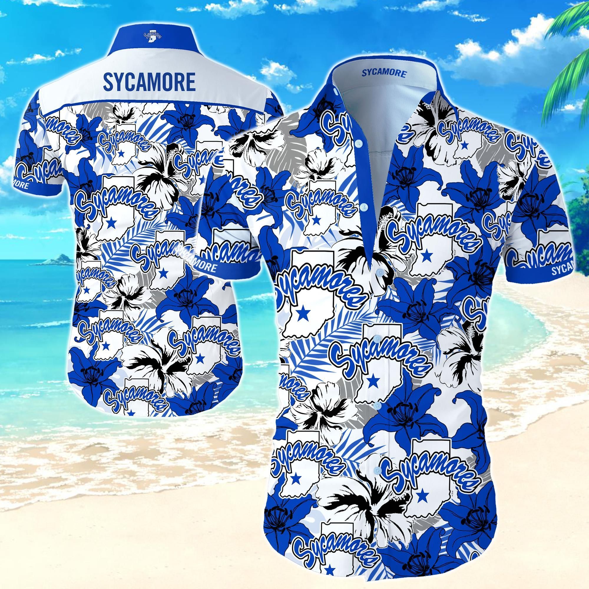 Indiana State Sycamores Hawaii Shirt Ha79060