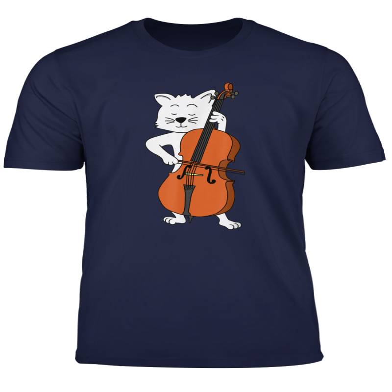 Cat Cello Funny Orchestra Classical Music Kitten Gift T Shirt