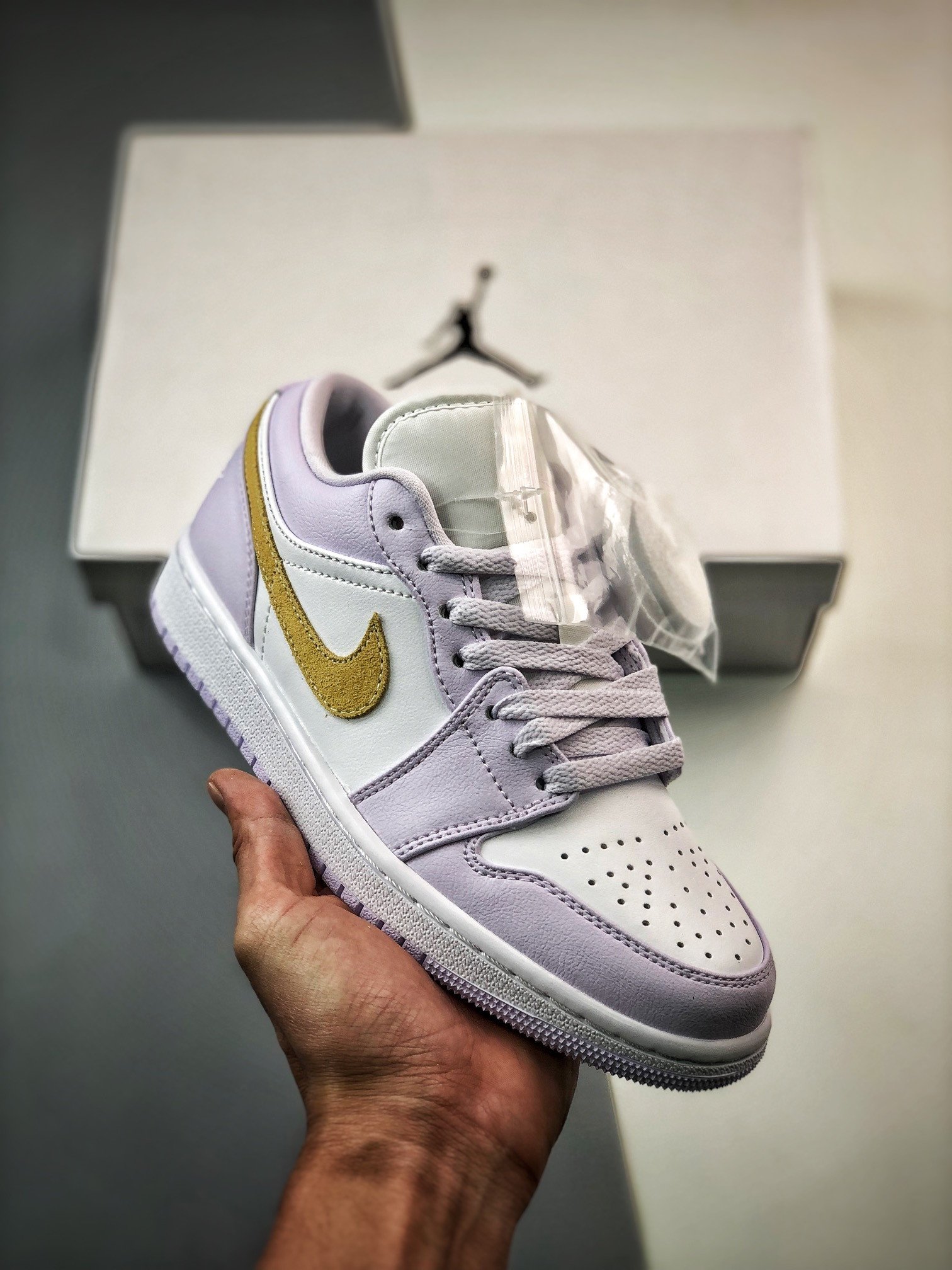 JD 1 Low Barely GrapeLemon Wash-White DC0774-501 5342006